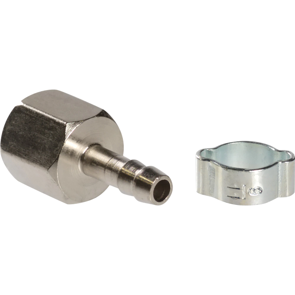 Переходник Fubag 1/4" РВ-6 мм с обжимным кольцом