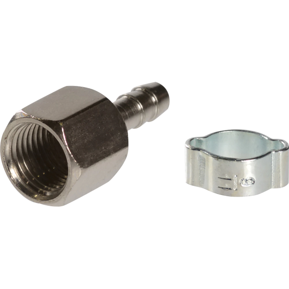 Переходник Fubag 1/4" РВ-6 мм с обжимным кольцом