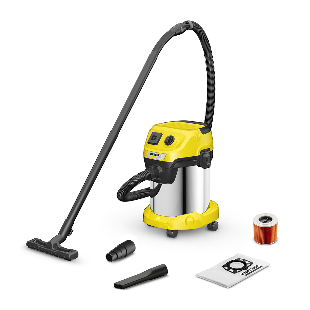 Karcher Пылесос 1000 Вт бак 17 л с розеткой Karcher WD 3 P S V-17/4/20