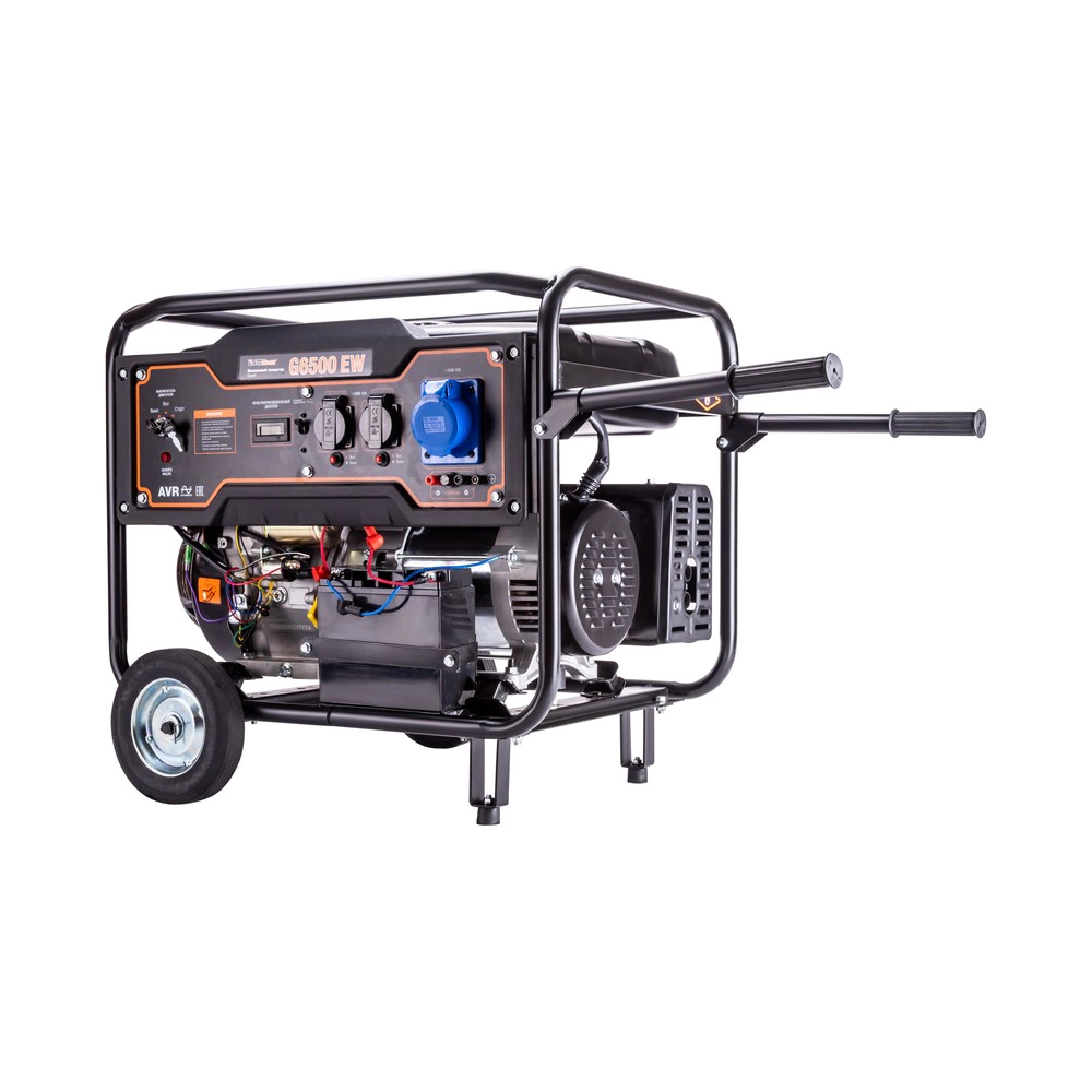 Генератор бензиновый FoxWeld Expert G6500 EW 5 кВт