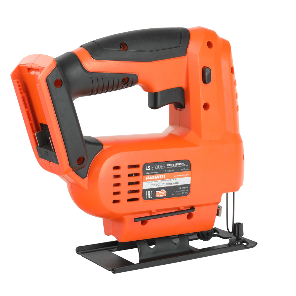 Набор PATRIOT 21 В: аккумуляторный шуруповерт бесщеточный BR 210 UES + аккумуляторный лобзик LS 500 UES