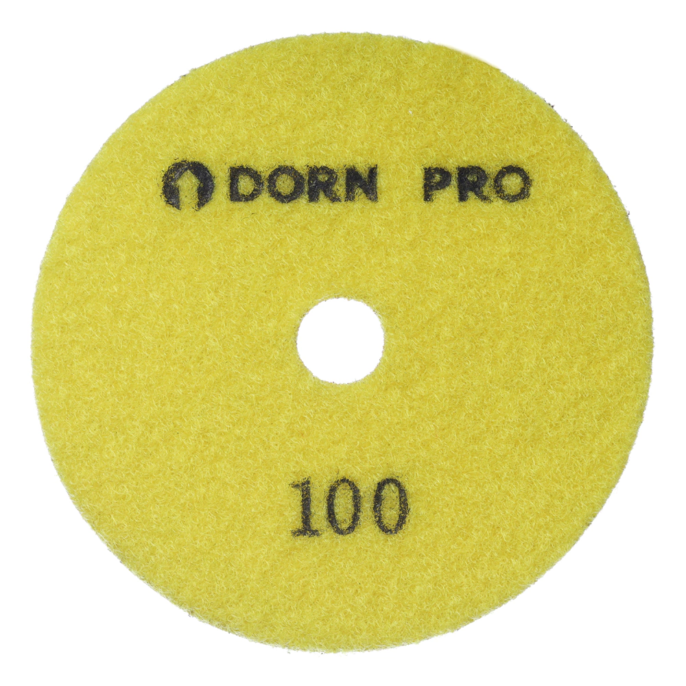 Круг алмазный гибкий шлифовальный «черепашка» DORN PRO P100, 100 мм