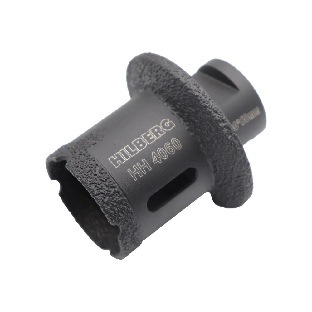 Коронка-фреза алмазная по керамограниту 40 мм M14 для УШМ Hilberg Super Hard 4T