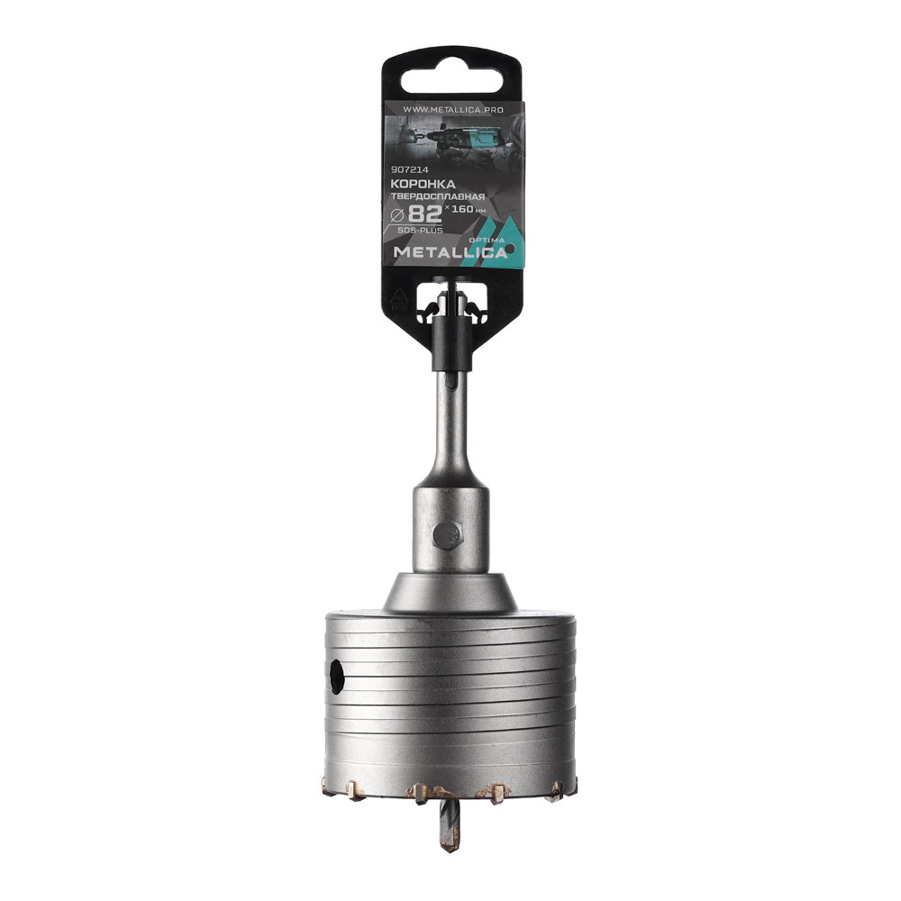 Коронка по бетону SDS-plus 82 мм M22 с хвостовиком METALLICA Optima