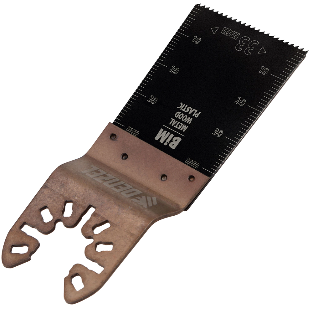 Насадка для реноватора режущая прямая металл/дерево 33 мм BiM Denzel