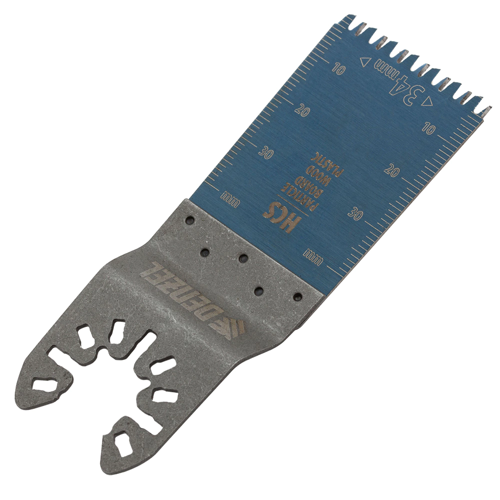 Насадка для реноватора режущая прямая по дереву/ламинату 34 мм HCS Denzel