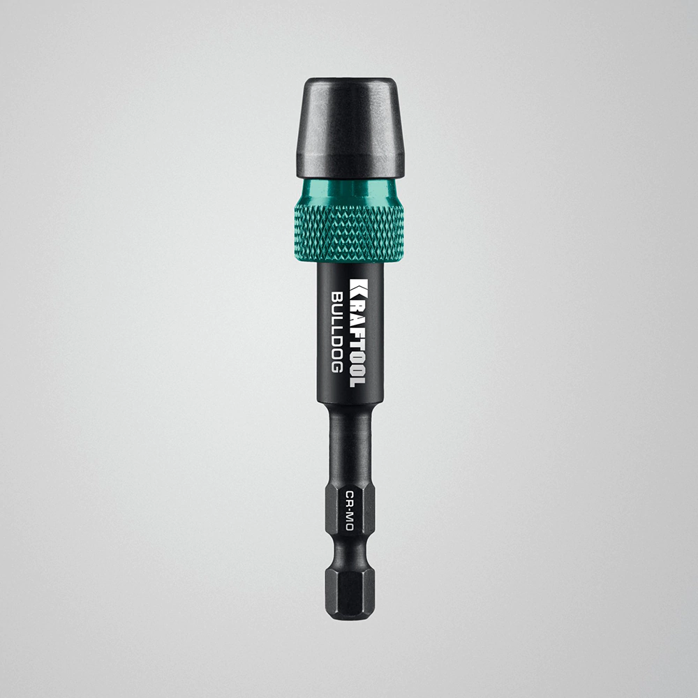 Держатель для бит жесткой автоматической фиксацией 75 мм KRAFTOOL BULLDOG