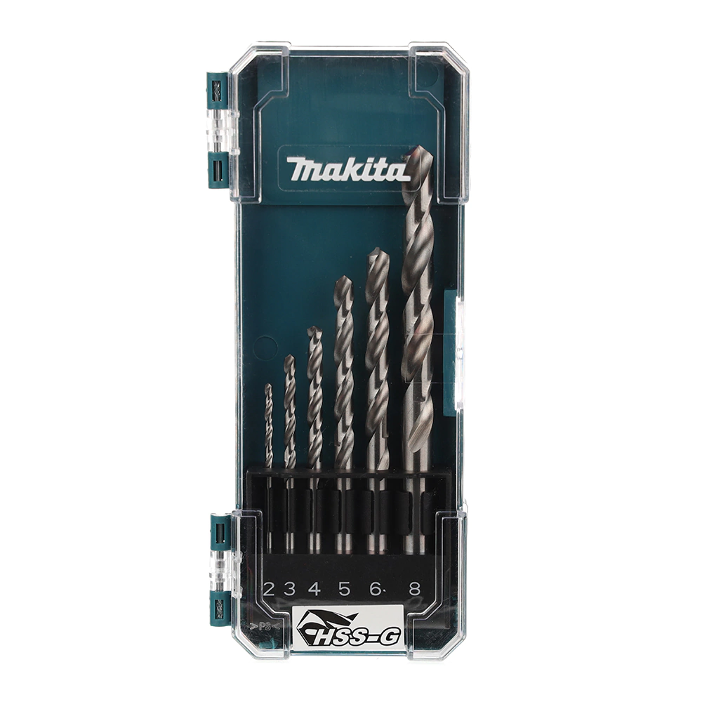 Набор сверл по металлу Makita HSS-G 2-8 мм 6 шт