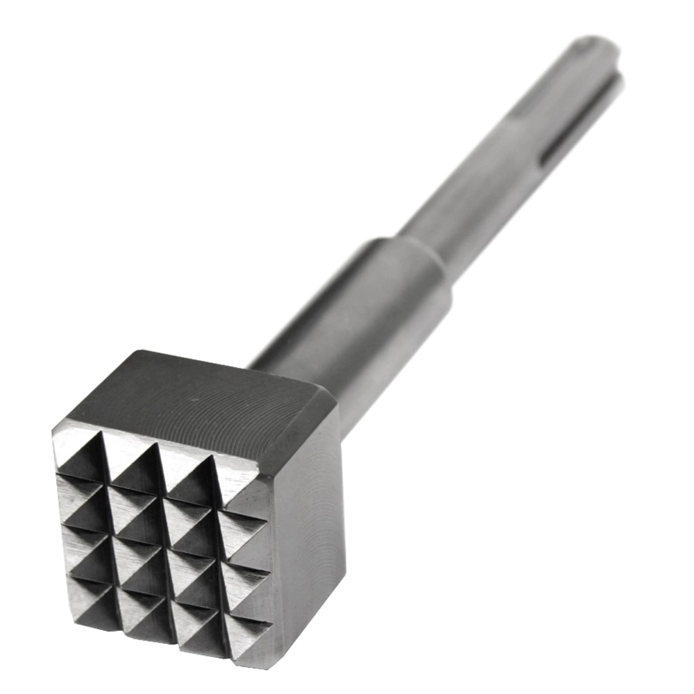 Зубило Бучарда ПРАКТИКА SDS-Max 45x45х240 мм 16 зубьев