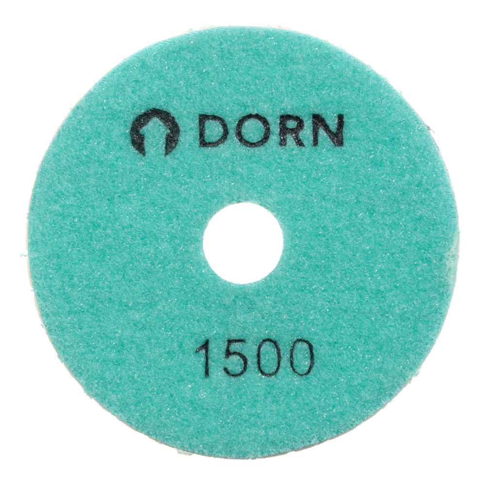DORN Круг алмазный гибкий шлифовальный «черепашка» DORN P1500, 100 мм на липучке