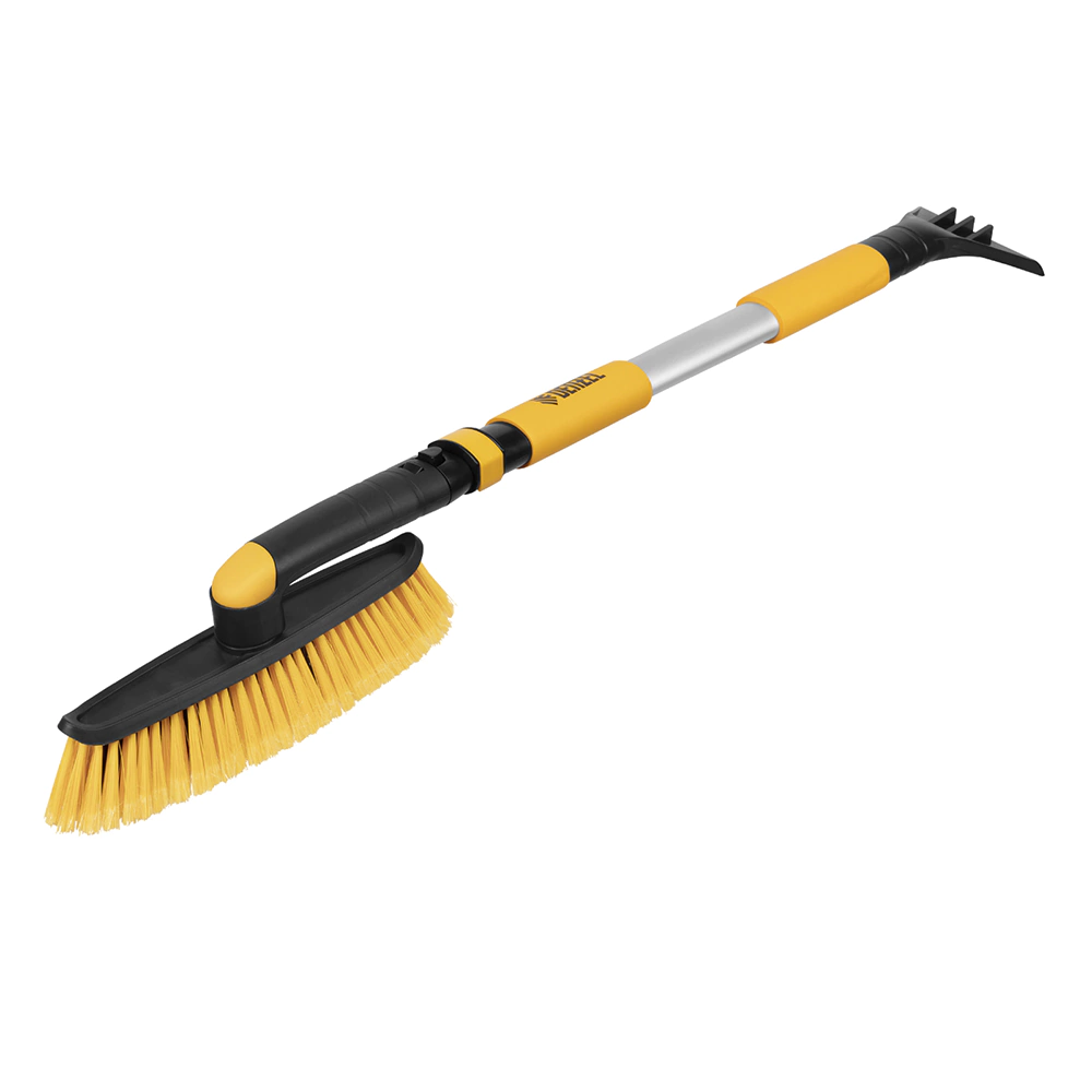 Щетка для снега телескопическая, поворотная 75-112 см со скребком Denzel