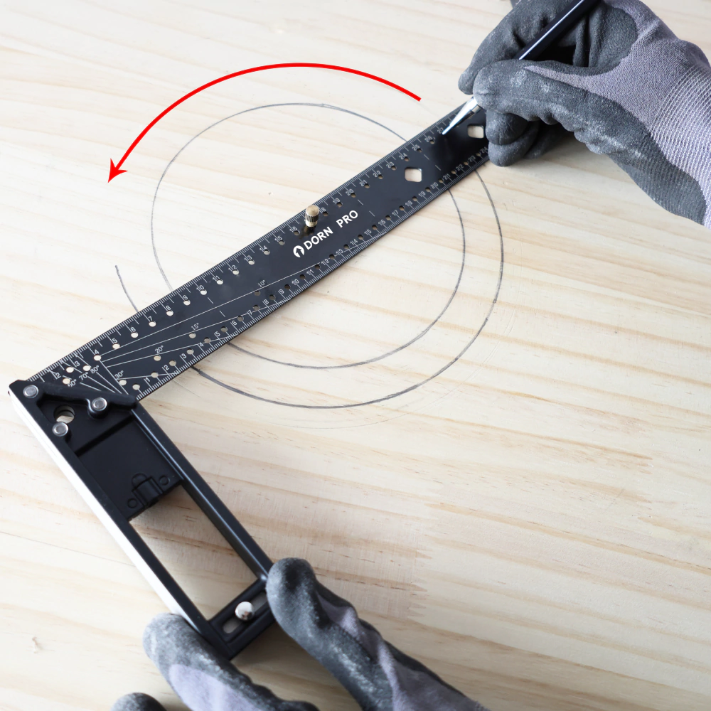 Угольник разметочный DORN PRO многофункциональный 300 мм