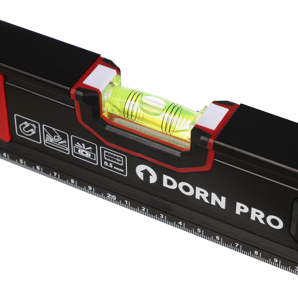 Уровень магнитный 40 см 3 глазка DORN PRO