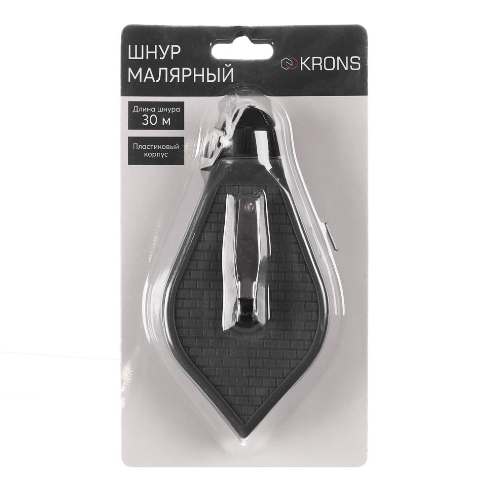 Шнур малярный 30 м пластиковый корпус  KRONS