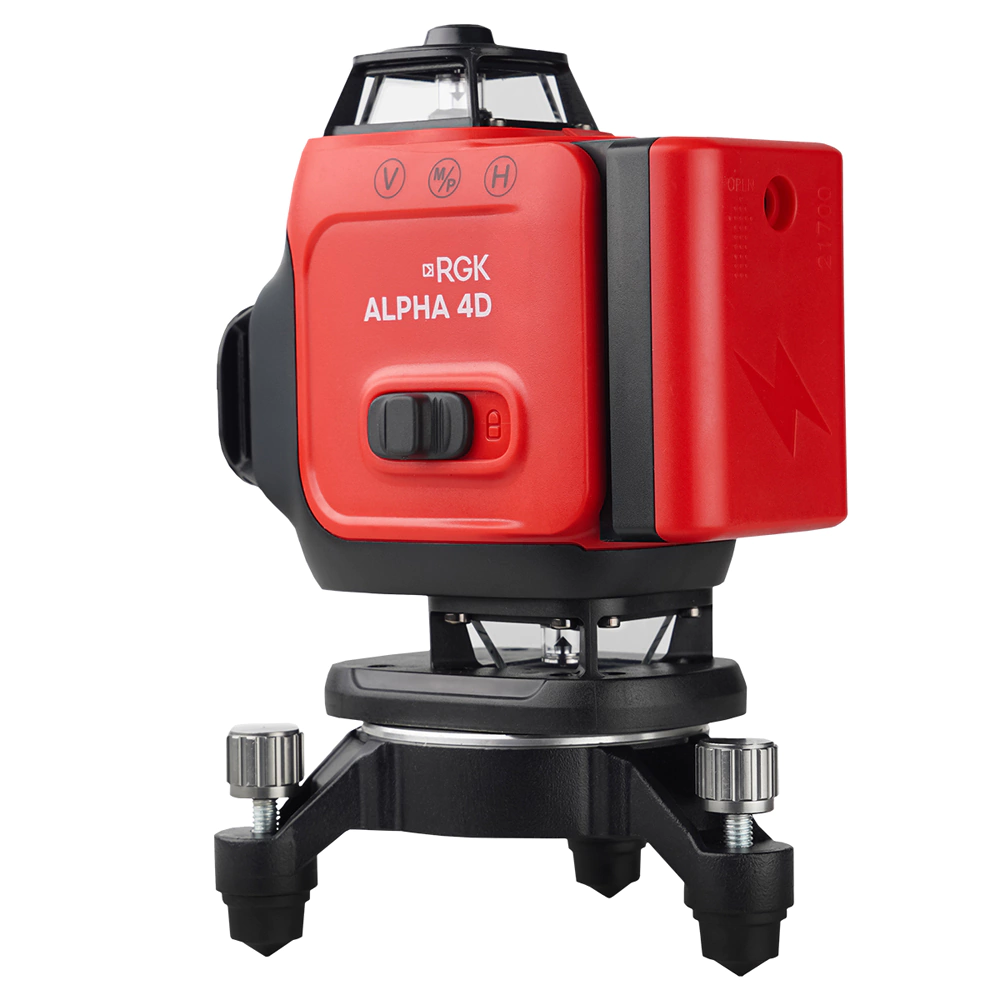 Лазерный нивелир 40 м RGK ALPHA 4D