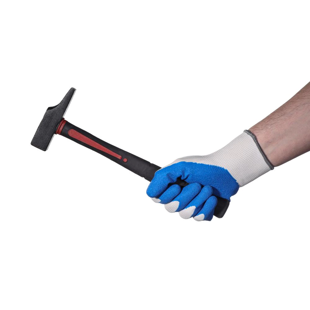 Перчатки из полиэстера 10 (XL) с латексным обливом DORN