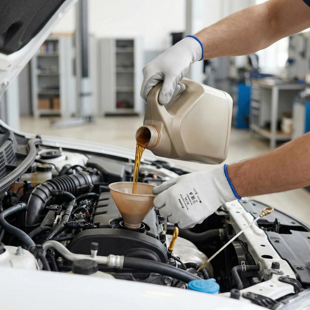 Перчатки из полиэстера 10 (XL) с нитриловым обливом DORN