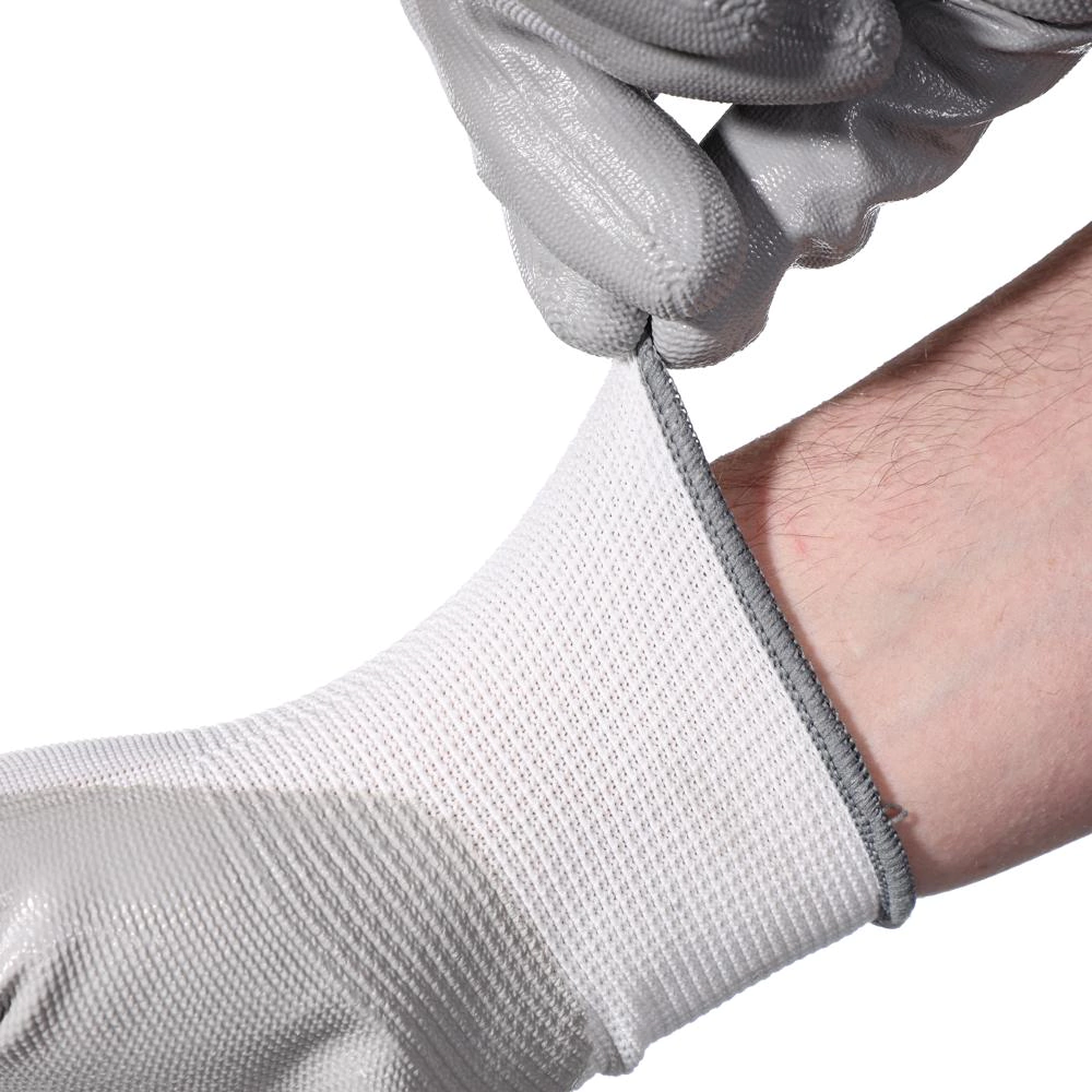 Перчатки из полиэстера 10 (XL) с нитриловым обливом 3/4 DORN