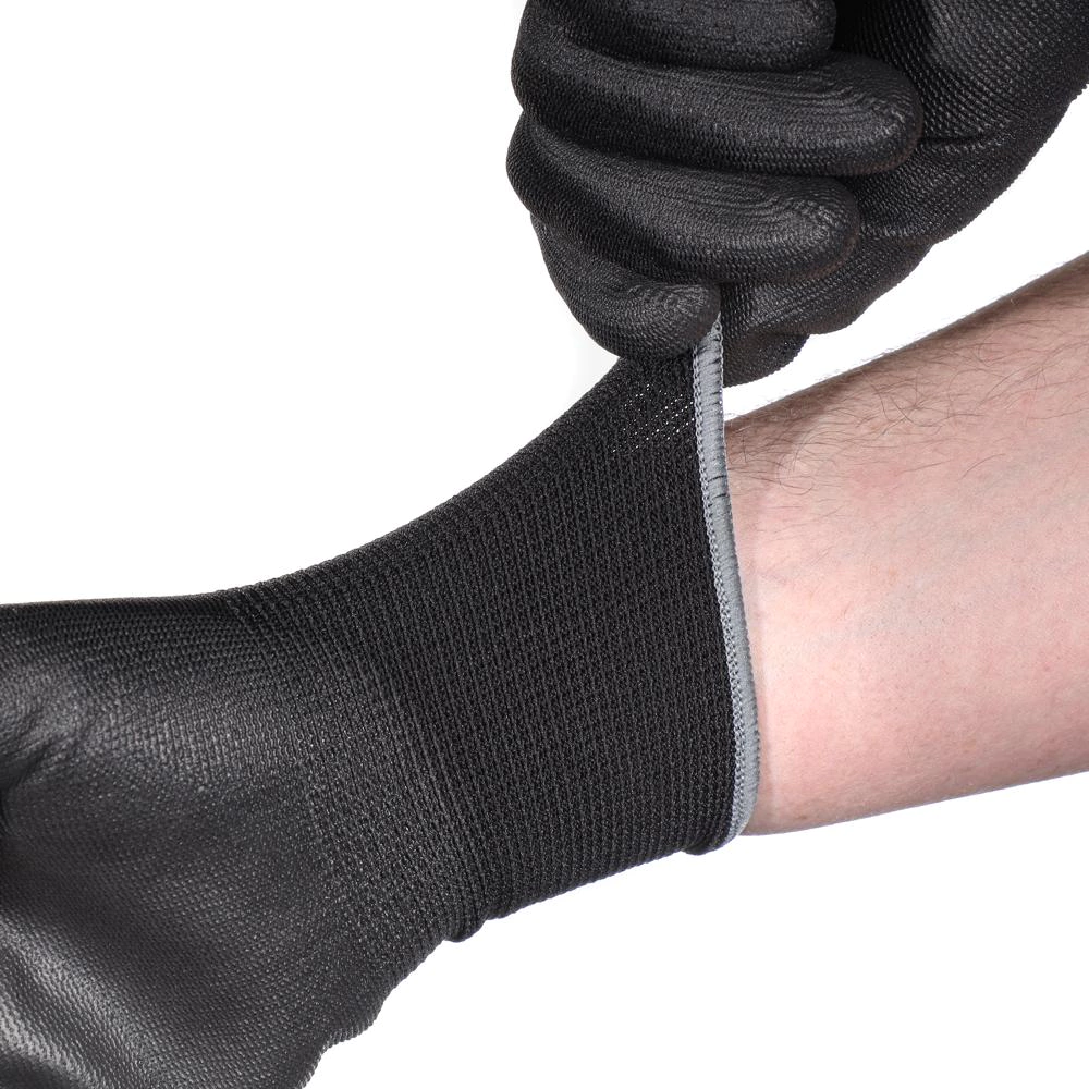 Перчатки из полиэстера 10 (XL) с полиуретановым обливом DORN