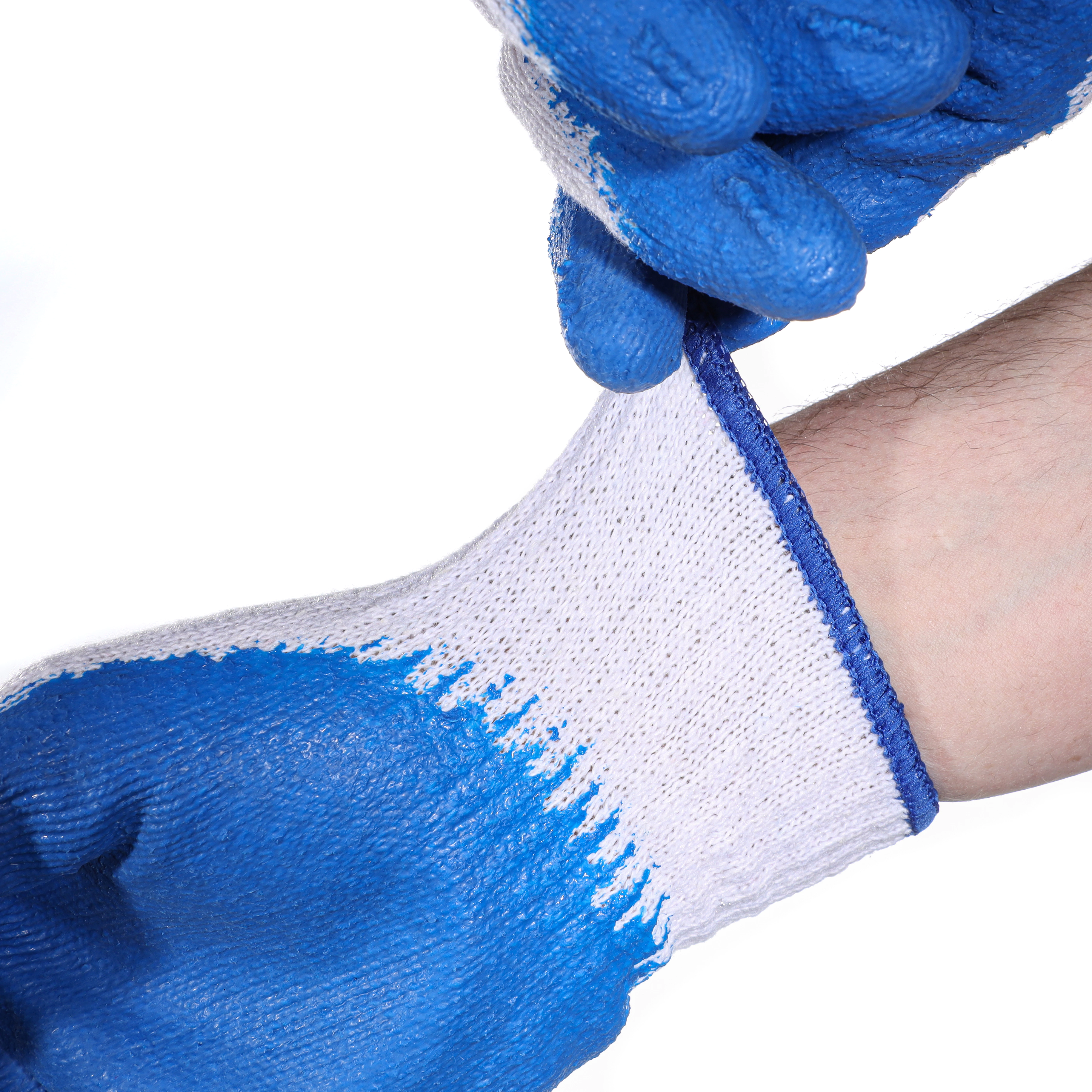 Перчатки хлопчатобумажные 9 (L) с латексным обливом DORN