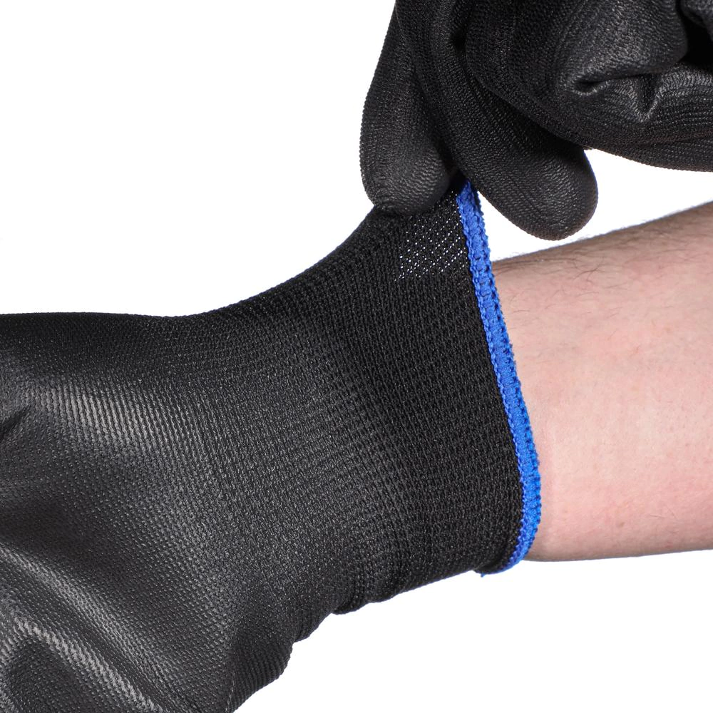 Перчатки из полиэстера 9 (L) с полиуретановым обливом DORN