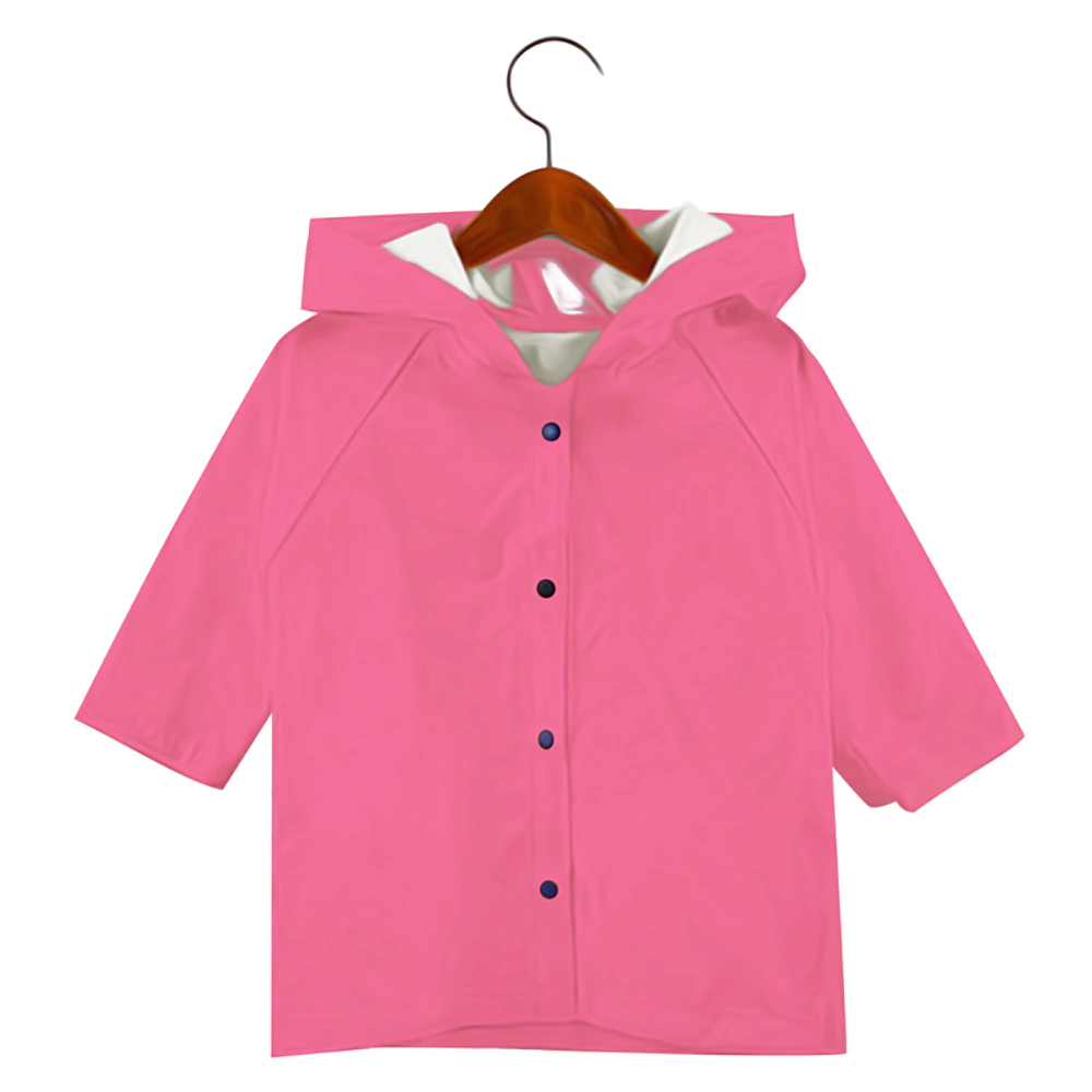Плащ-дождевик с капюшоном детский L