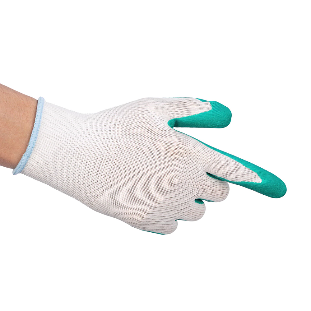 Перчатки из полиэстера 9 (L) с латексным обливом ЛЭВ