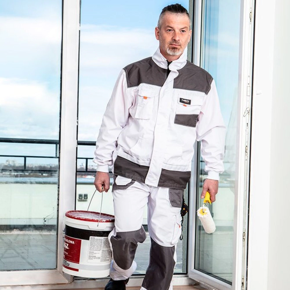 Полукомбинезон рабочий NEO Tools рост 182-188 см белый