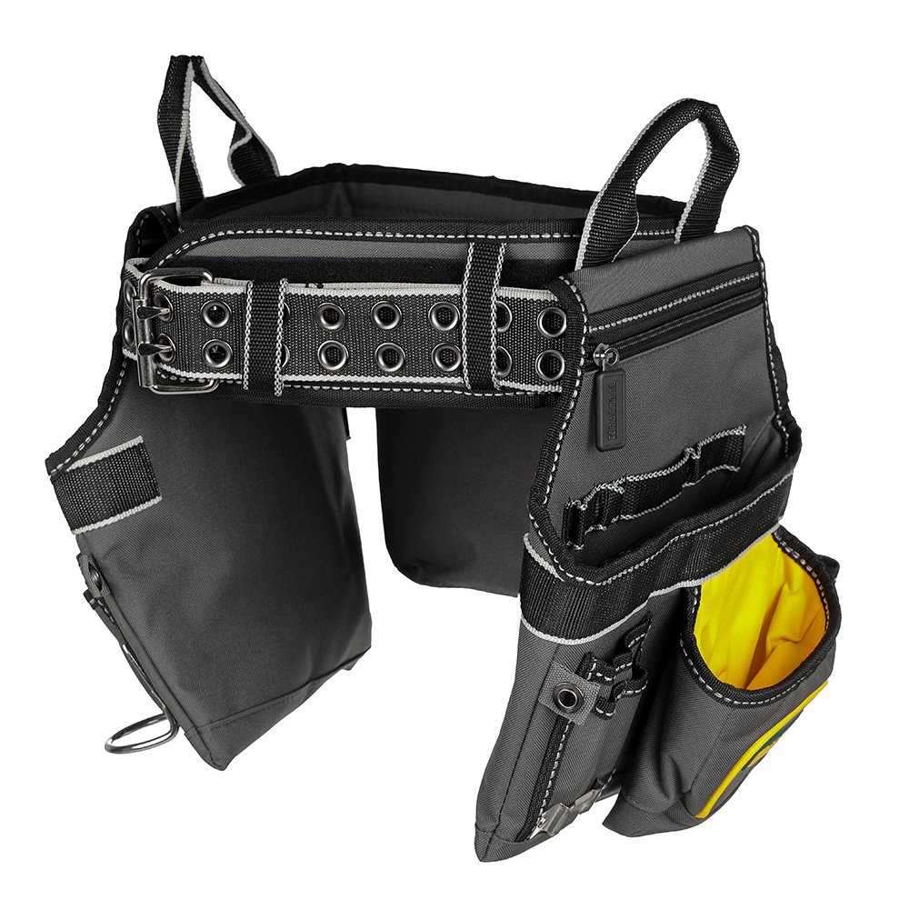 Пояс монтажника KRAFTOOL INDUSTRIE 2 подвесных подсумка 20 карманов 2 петли