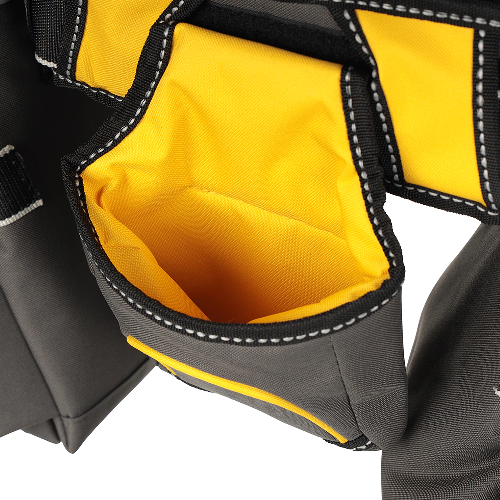 Пояс монтажника KRAFTOOL INDUSTRIE 2 подвесных подсумка 20 карманов 2 петли