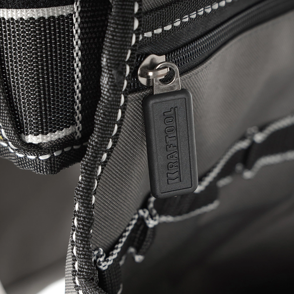 Пояс монтажника KRAFTOOL INDUSTRIE 2 подвесных подсумка 20 карманов 2 петли