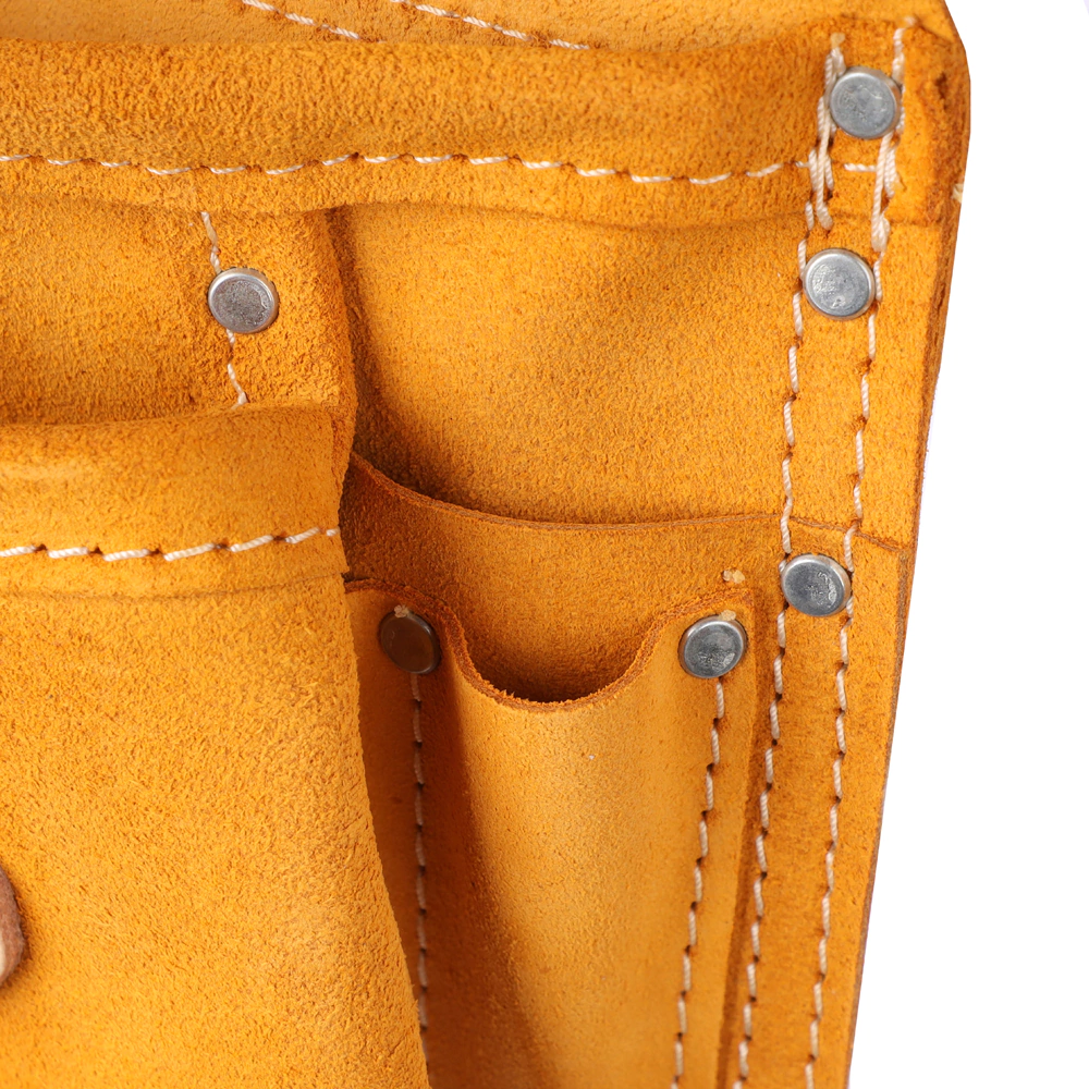 Сумка поясная STAYER PROFESSIONAL для инструментов кожа 8 карманов 2 скобы