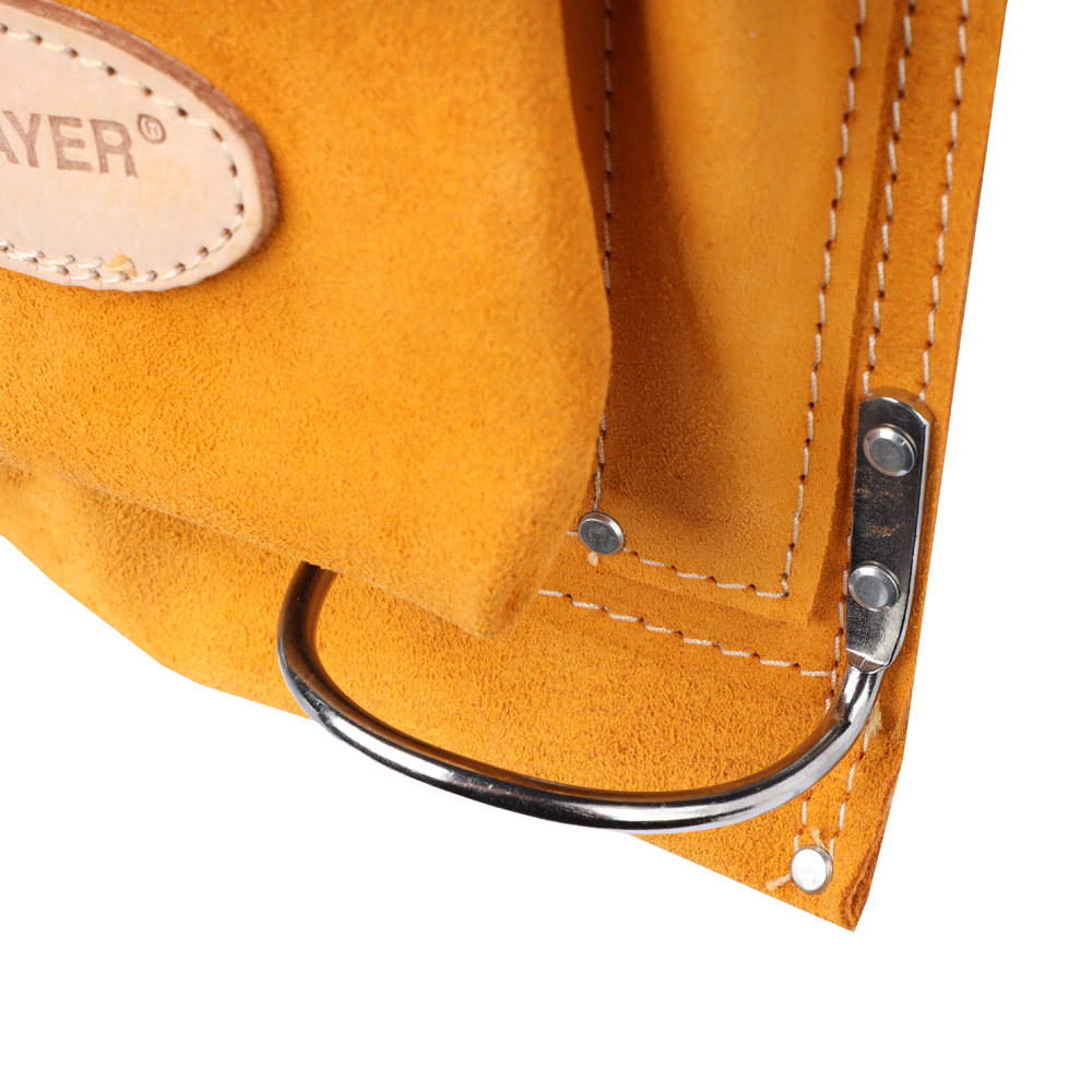 Сумка поясная STAYER PROFESSIONAL для инструментов кожа 8 карманов 2 скобы