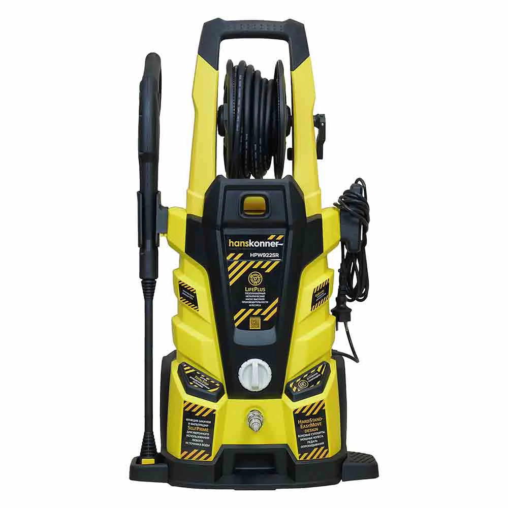 Мойка высокого давления 190 Бар 450 л/час 2500 Вт Hanskonner HPW9225R