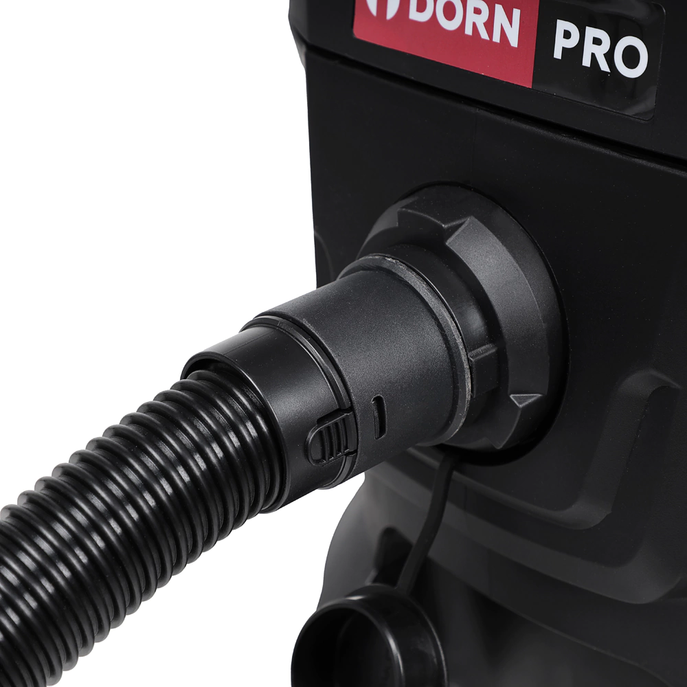 Пылесос 1600 Вт бак 40 л с розеткой DORN PRO DPVC-40STC