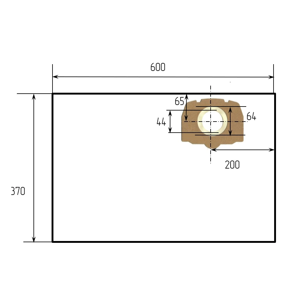 Мешки для пылесосов Karcher WD 2/WD 3, 18 л 5 шт синтетические OZONE CP-2180/5
