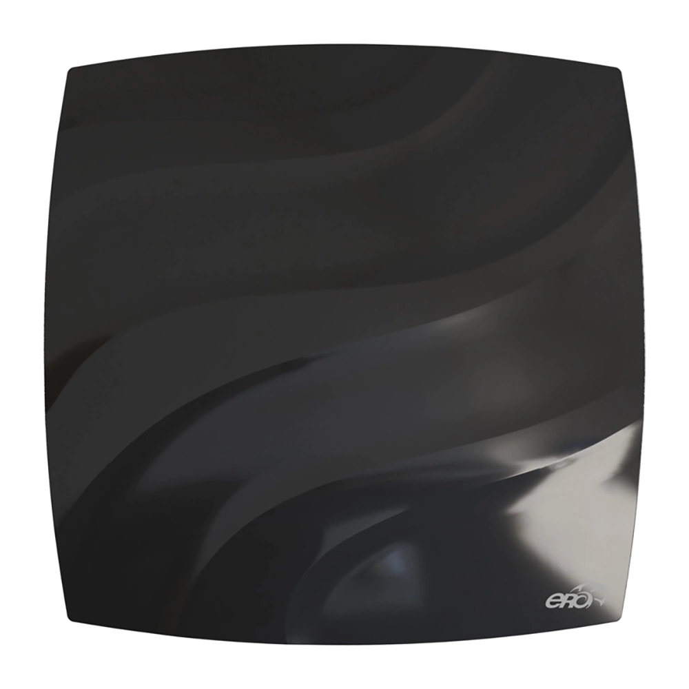 Вентилятор с обратным клапаном черный ERA WAVE D100