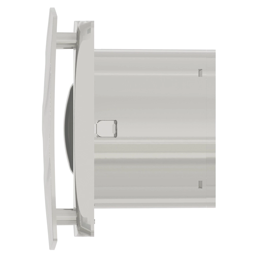 Вентилятор с обратным клапаном серый ERA WAVE D100