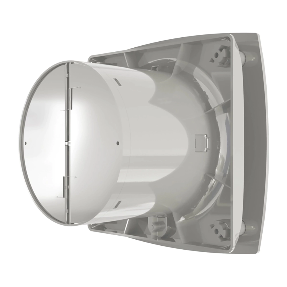 Вентилятор с обратным клапаном серый ERA WAVE D100