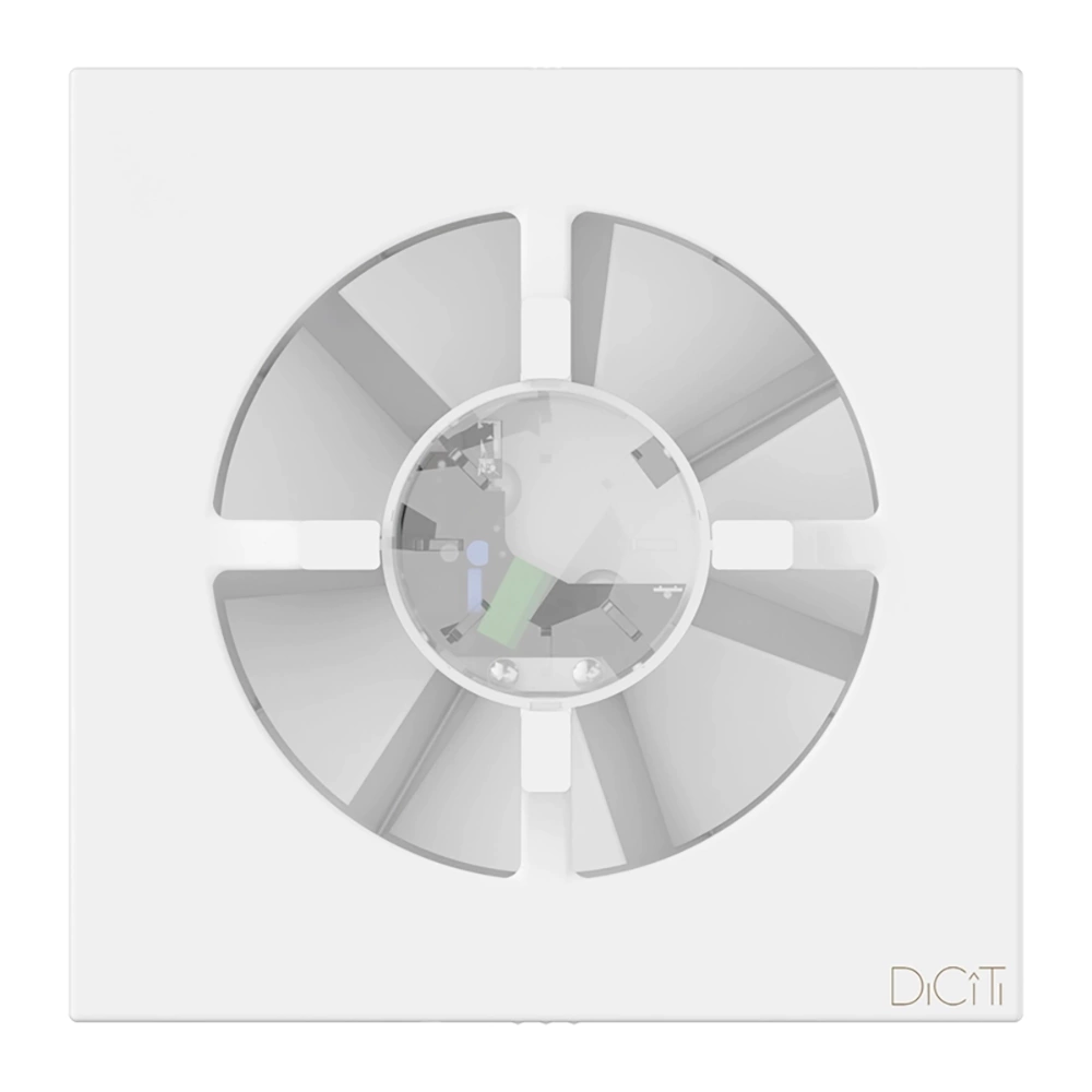 Вентилятор с обратным клапаном белый DICITI AEON 5C MRH D125