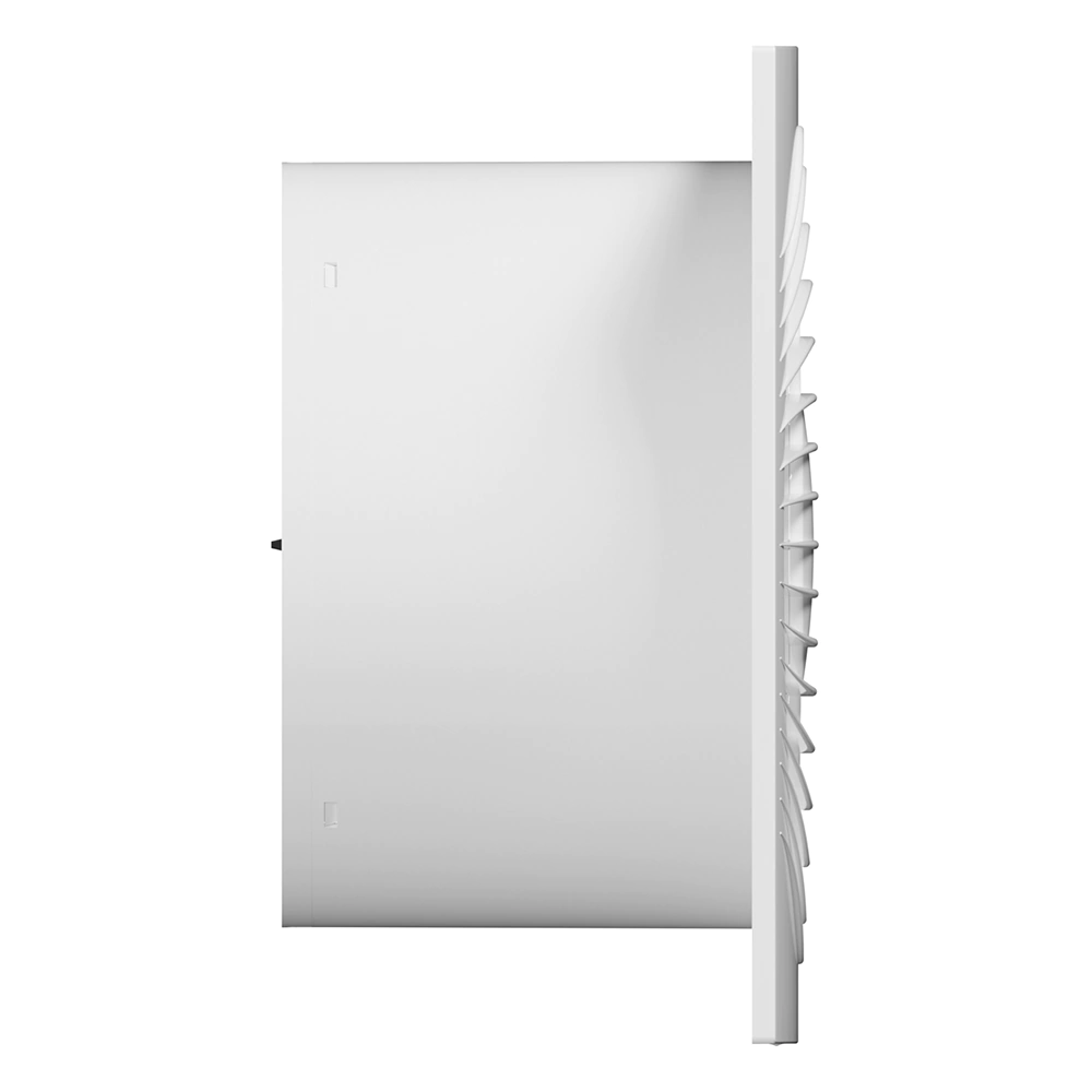 Вентилятор D150 мм с обратным клапаном белый ERA SLIM