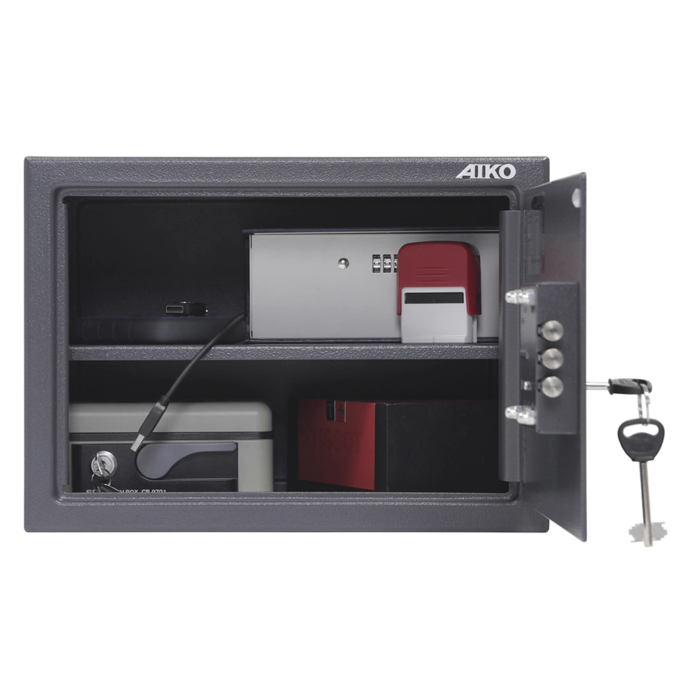 Сейф мебельный 25х25х35 см графит сувальдный замок AIKO Т-250 KL
