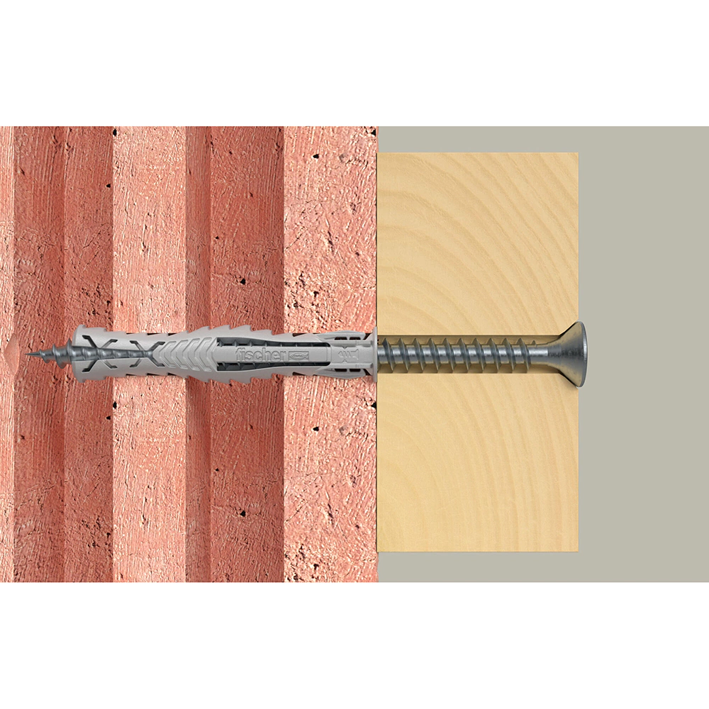 Дюбель распорный 10х80 мм 4 шт для полнотелых материалов Fischer SX Plus