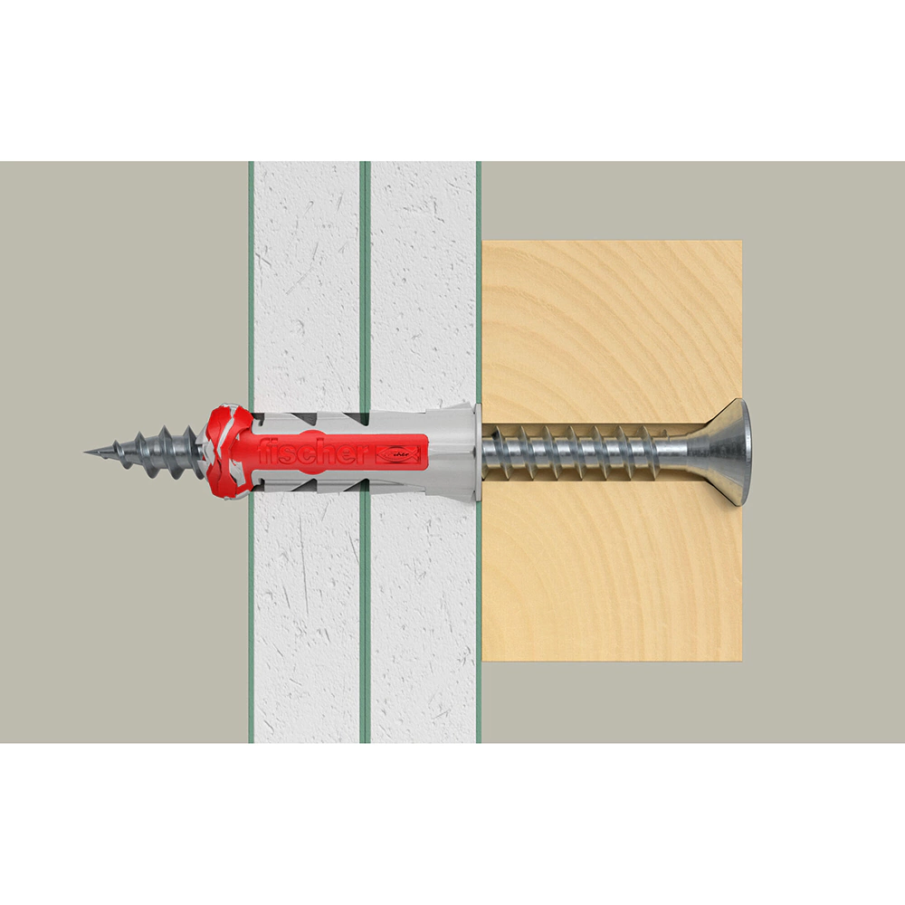 Дюбель универсальный 8x40 мм 100 шт Fischer DuoPower