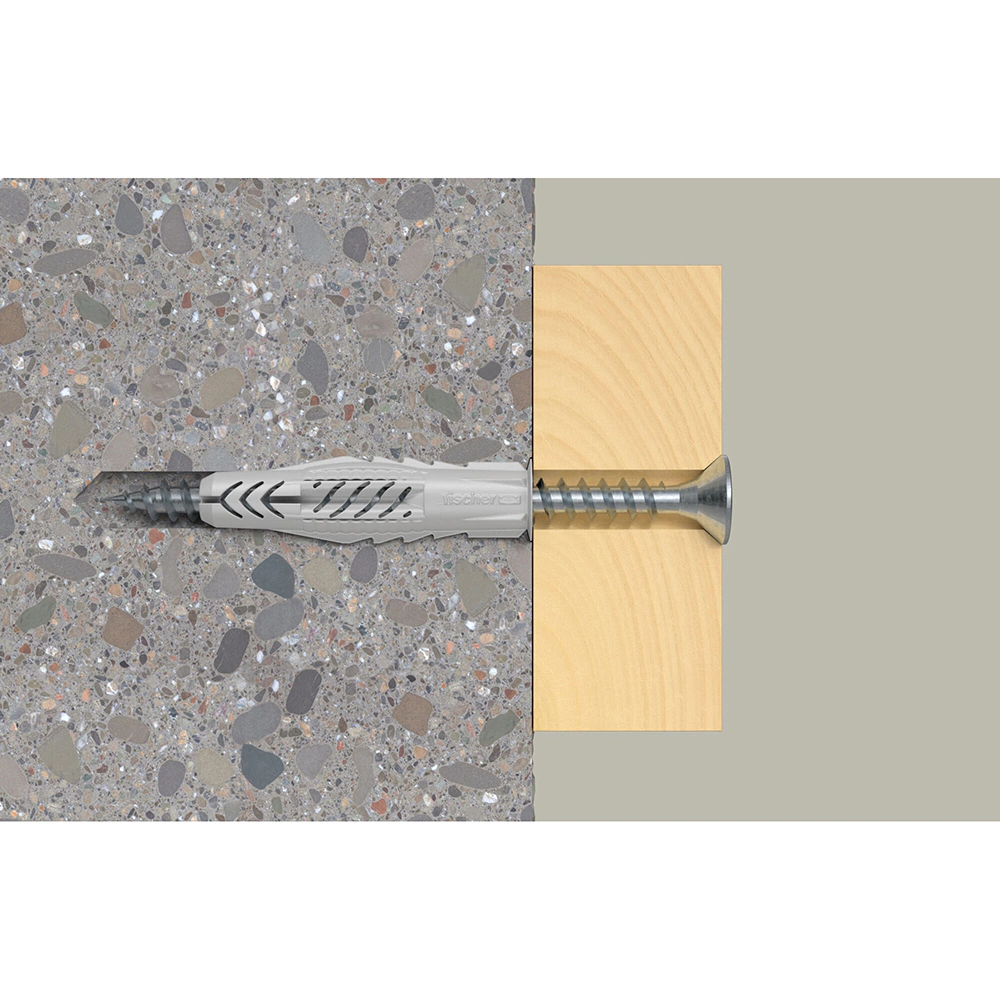 Дюбель универсальный 5x30 мм 20 шт с буртом Fischer UX