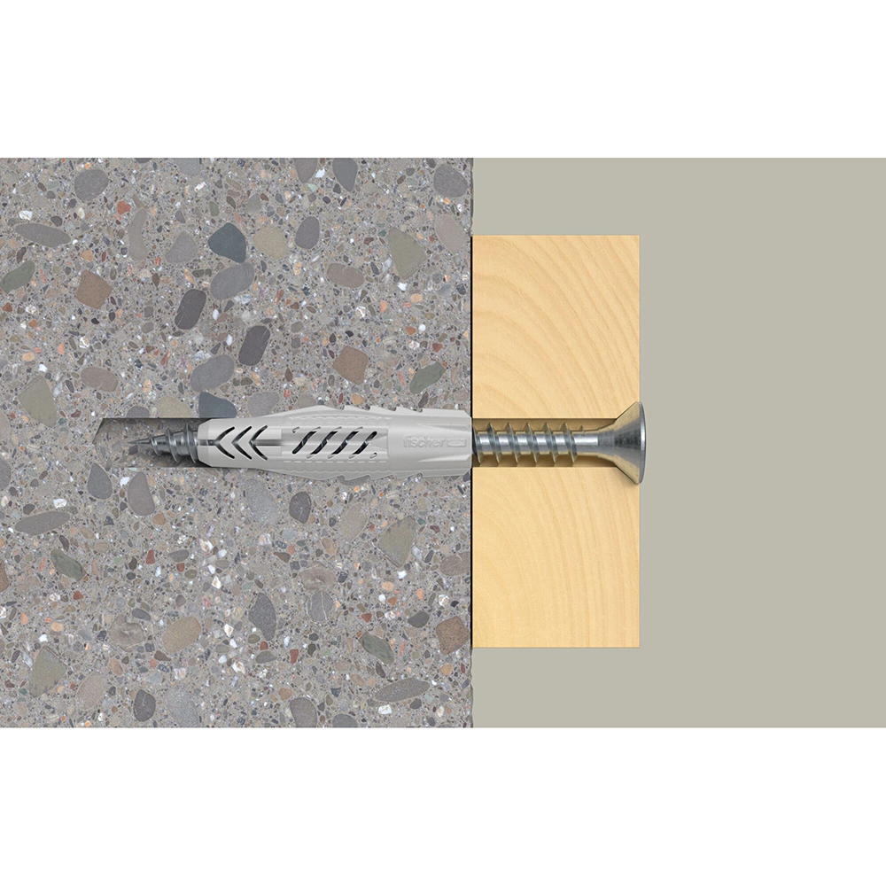 Дюбель универсальный 6x50 мм 20 шт с буртом Fischer UX