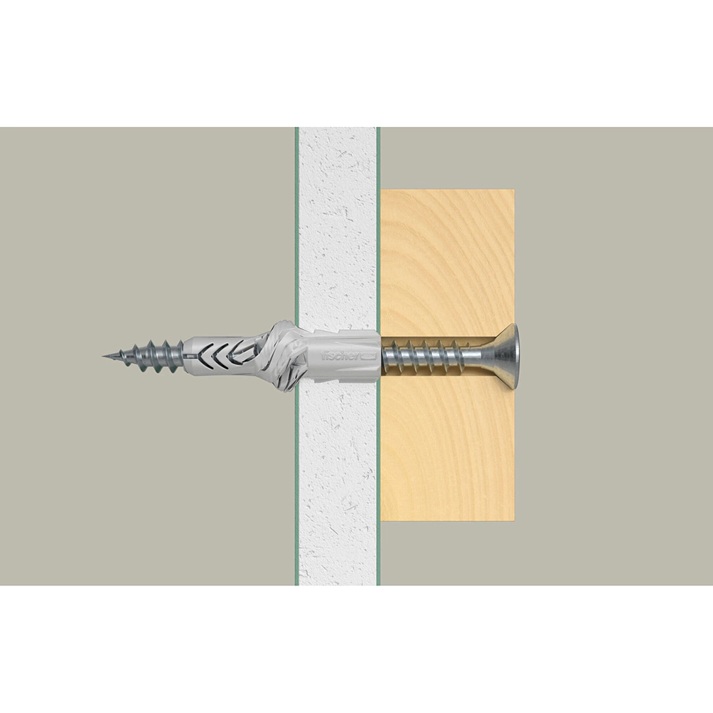 Дюбель универсальный 6x50 мм 20 шт с буртом Fischer UX