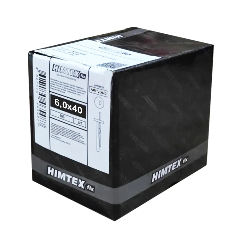 Анкер-клин 6х40 мм 100 шт потолочный HIMTEX
