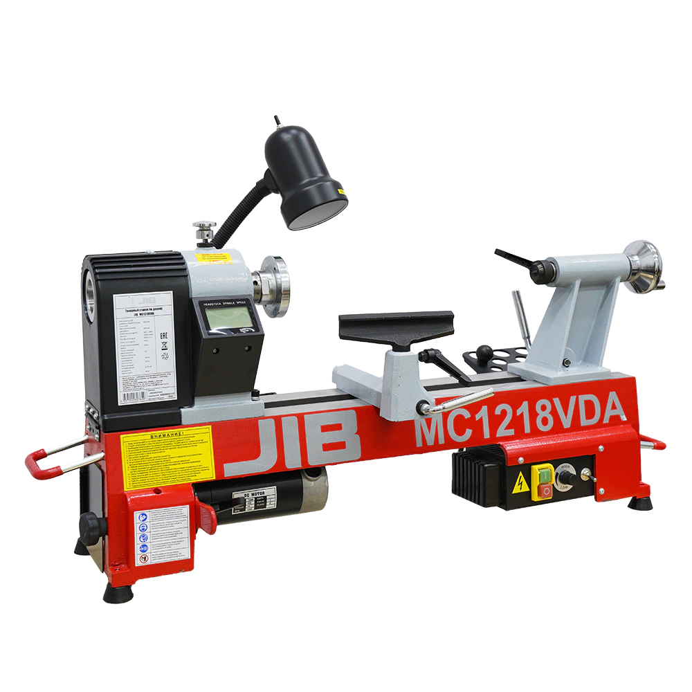 Токарный станок 1125 Вт 2 скорости JIB MC1218VDA