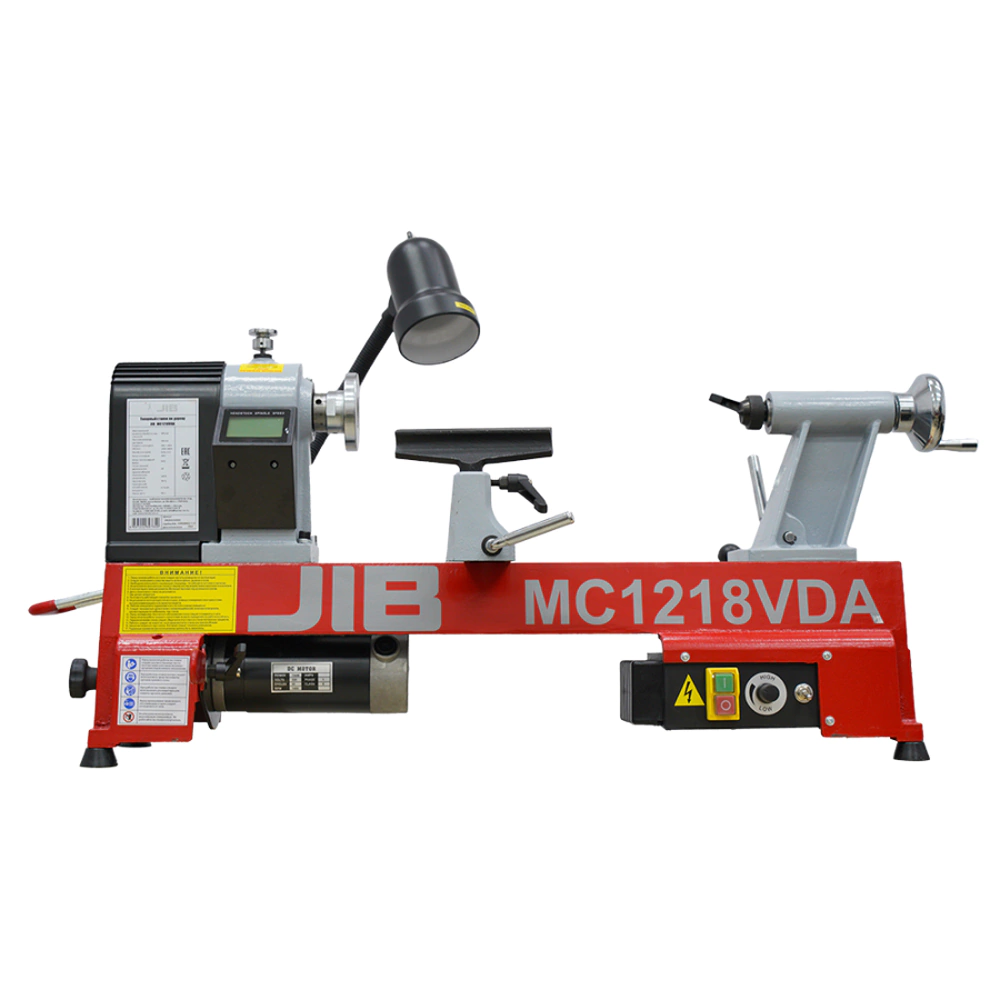 Токарный станок 1125 Вт 2 скорости JIB MC1218VDA